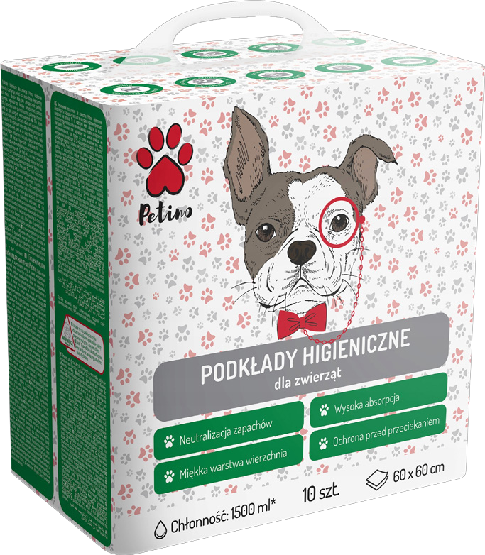 CLEANIC PETINO PETS UNDERPADS 10PCS 60X60CM