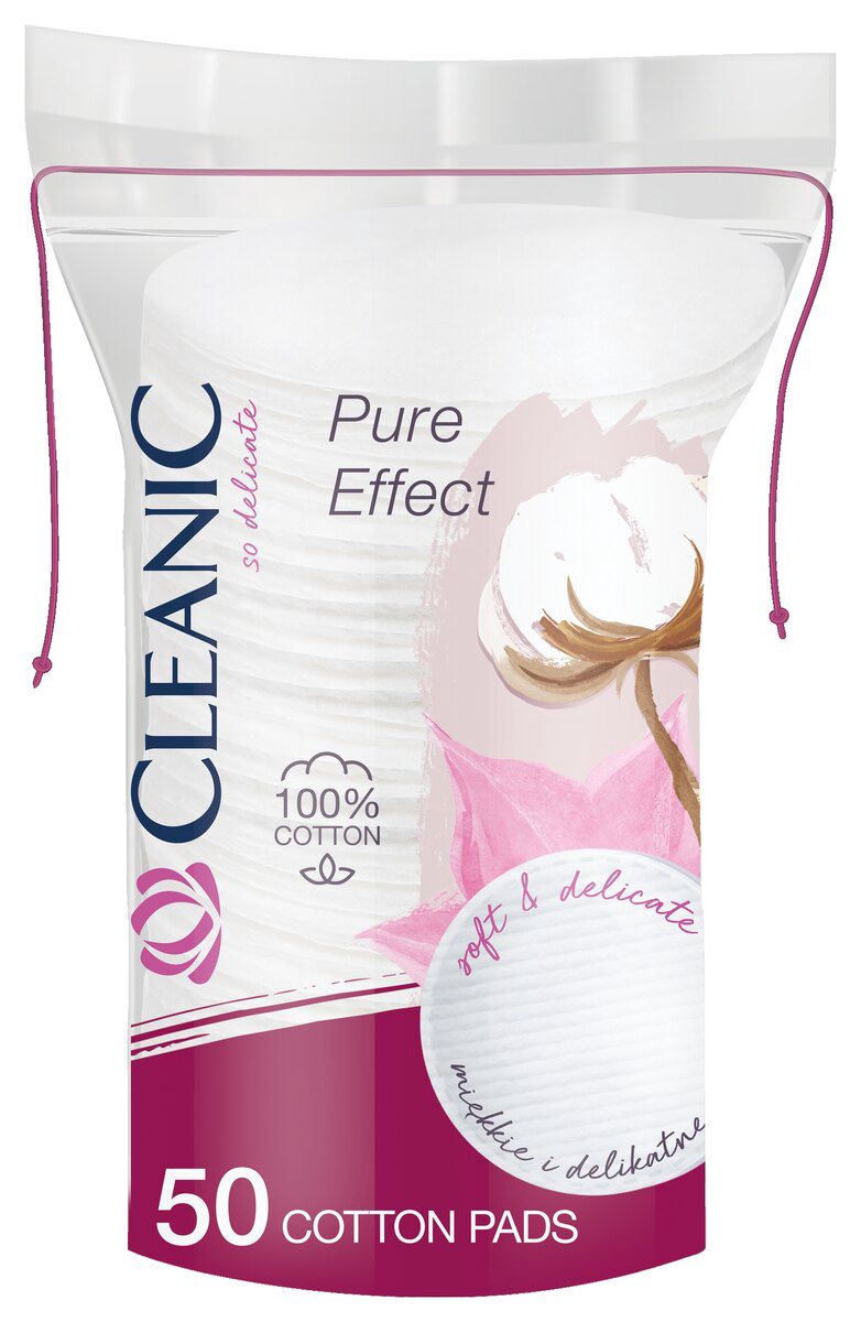 Cleanic Cotton Pads Pure Effect 50PCS