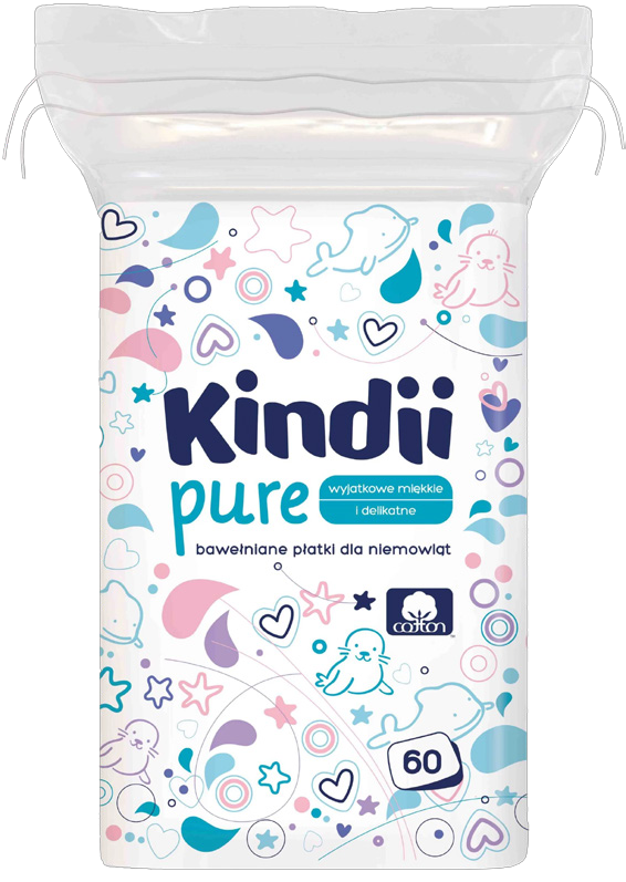 CLEANIC COTTON BABY PADS KINDII PADS SOFT&COM RECTANGULAR